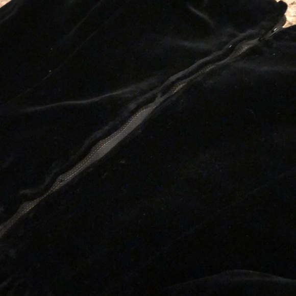 Vintage Black Velvet Long Dress Handmade Small But See Approximate Measurements - Picture 13 of 17